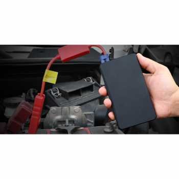 OTOHEROES Jumper Aki Mobil Powerbank Jump Starter 12V 10000mAh 300A K21 Booster Aki Darurat dengan Arus Awal 200A Arus Puncak 300A Senter LED Port USB 5V 2A dan Kabel Jumper untuk Kendaraan - Gambar 12