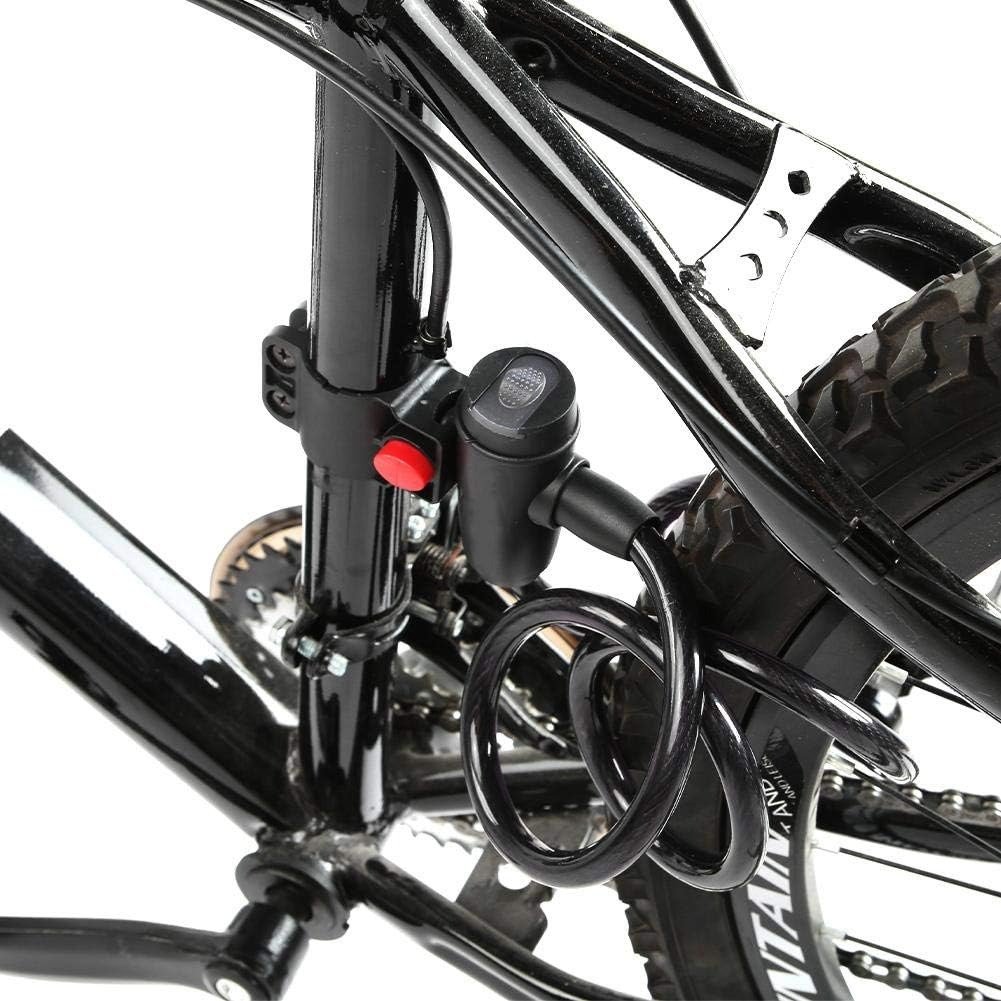 TaffGUARD GT88 Gembok Sepeda Kabel 90cm Waterproof Flexible Anti Maling Kunci Pengaman Sepeda Gunung Lipat Gowes Polygon, Cable Lock PVC ABS, Kunci Ban Sepeda untuk Keamanan Parkir Outdoor - Gambar 8