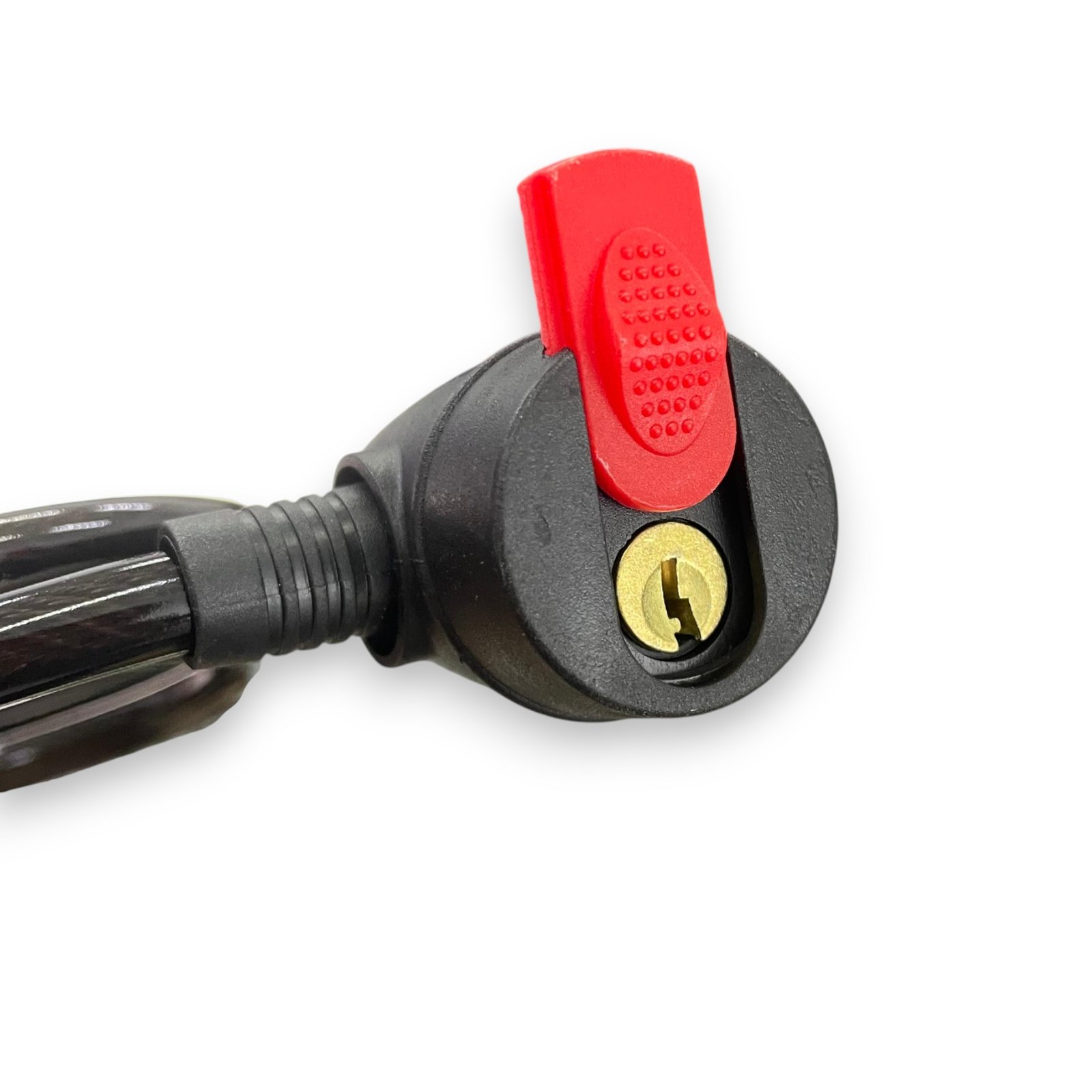 TaffGUARD GT88 Gembok Sepeda Kabel 90cm Waterproof Flexible Anti Maling Kunci Pengaman Sepeda Gunung Lipat Gowes Polygon, Cable Lock PVC ABS, Kunci Ban Sepeda untuk Keamanan Parkir Outdoor - Gambar 7
