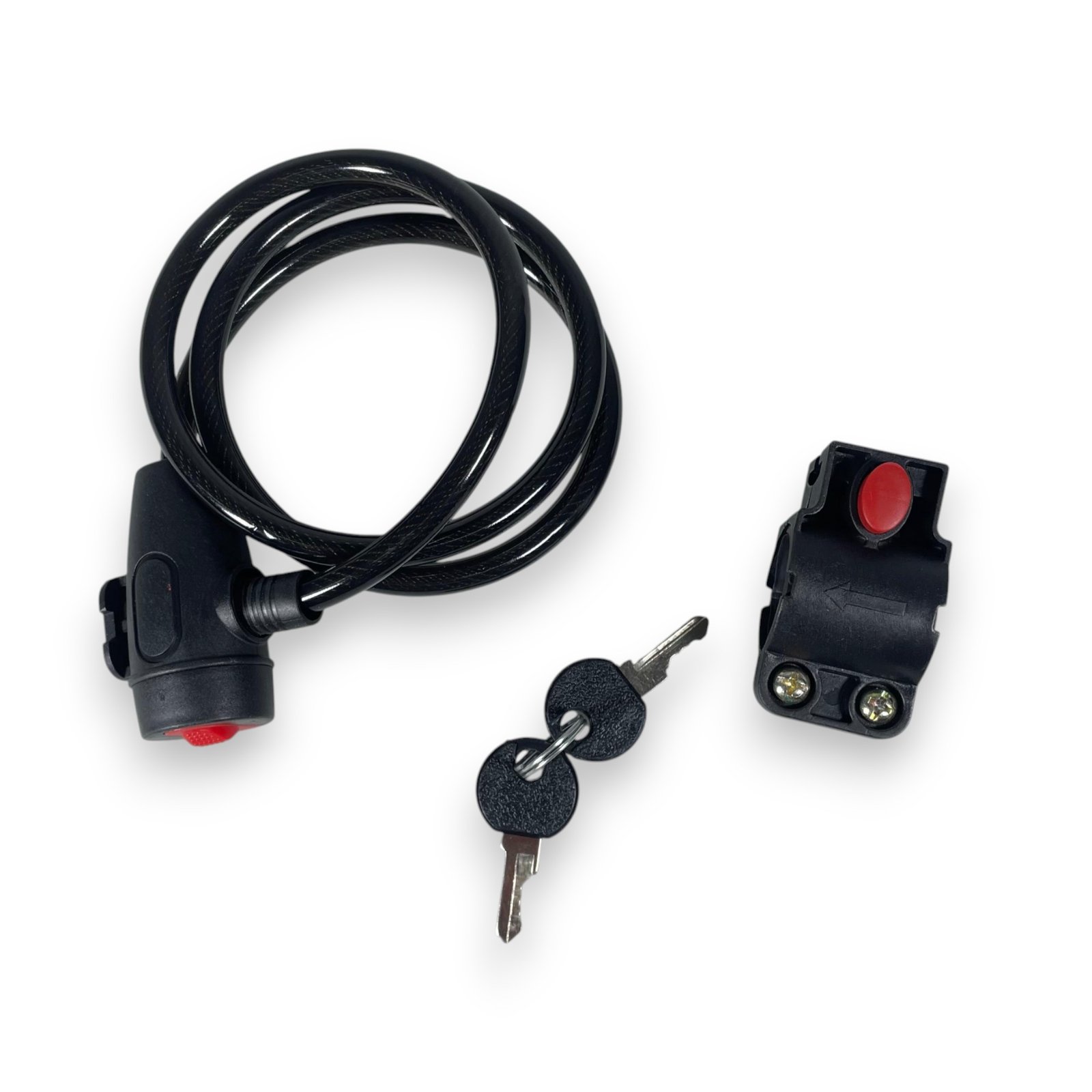 TaffGUARD GT88 Gembok Sepeda Kabel 90cm Waterproof Flexible Anti Maling Kunci Pengaman Sepeda Gunung Lipat Gowes Polygon, Cable Lock PVC ABS, Kunci Ban Sepeda untuk Keamanan Parkir Outdoor - Gambar 9