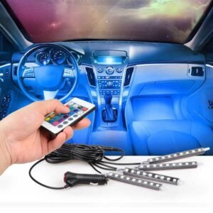 SAARMAT Lampu LED Strip DIY Car Interior 5050 RGB Dan Remot Kontrol Lampu Kolong Dashboard Mobil 12 Volt Power USB Dekorasi Interior Kendaraan Warna Warni Bisa Diatur Cahaya Terang Dan Awet Kualitas Original Jadi Store Lamongan - Gambar 10