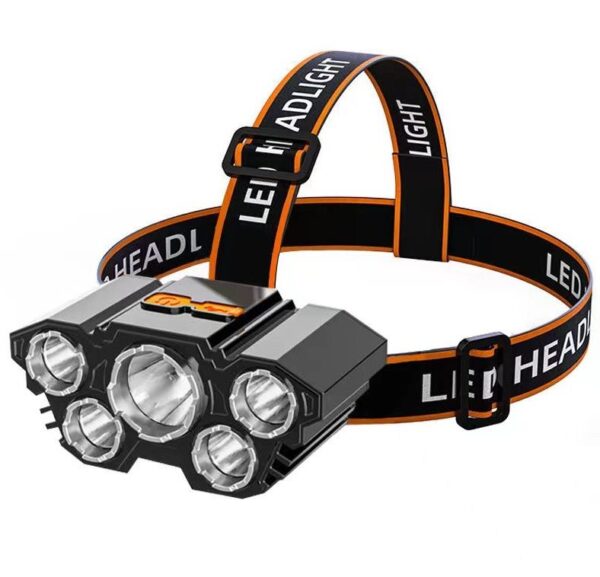 Senter Kepala Mitsuyama MS-1924 Senter Kepala Super Terang Senter Kepala LED Senter Kepala 5 LED Senter Kepala 5 Lampu Senter Kepala 50 watt Senter Kepala 50 watt Cahaya Putih Senter Kepala 50 wat Senter Kepala 5 LED Mitsuyama MS1924 MS 1924 - Gambar 2