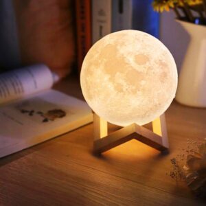 Lampu Tidur 3D Bulan Lampu Tidur Aesthetic Lampu Tidur LED Lampu Tidur Lucu Lampu Tidur Anak Lampu Tidur Bulan 3D Lampu Tidur Bulan Besar Lampu Tidur Moon Lampu Tidur Moonligh Lampu Tidur Moonligt Tanpa Listrik Lampu Tidur Rechargeable - Gambar 6
