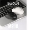 Mouse Wireless Robot M210 Mouse Robot Wireles M210 Bluetooth Mouse Tanpa Kabel Robot Mouse Robot M210 COD  Mouse Wireless Robot 2.4G Wireless Optical Mouse Mouse Robot Original - Gambar 3