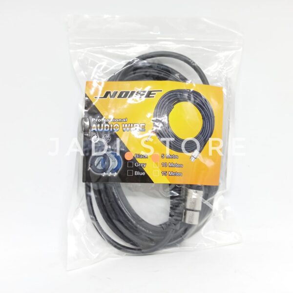 Kabel Mic Kabel Microphone Kabel Mik Kabel Mic Kabel Microphone Jack XLR Female To Jack Akai Jack 6.3 mm Kabel Microphone 5M 5 Meter Kabel Mikrofon Cable Microphone - Gambar 3