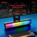 Soundbar Gamen RGB Light GS8 Speaker Komputer Laptop PC Gamen GS 8 Multimedia Speaker Original Speaker Gamen RGB Gaming Full Bass