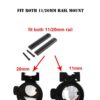 Alat Titik Bidik Keker Kekeran Teropong Bushnell Tactical Red Dot Laser Gun Optical Sight Airsoft Rifle - Gambar 2