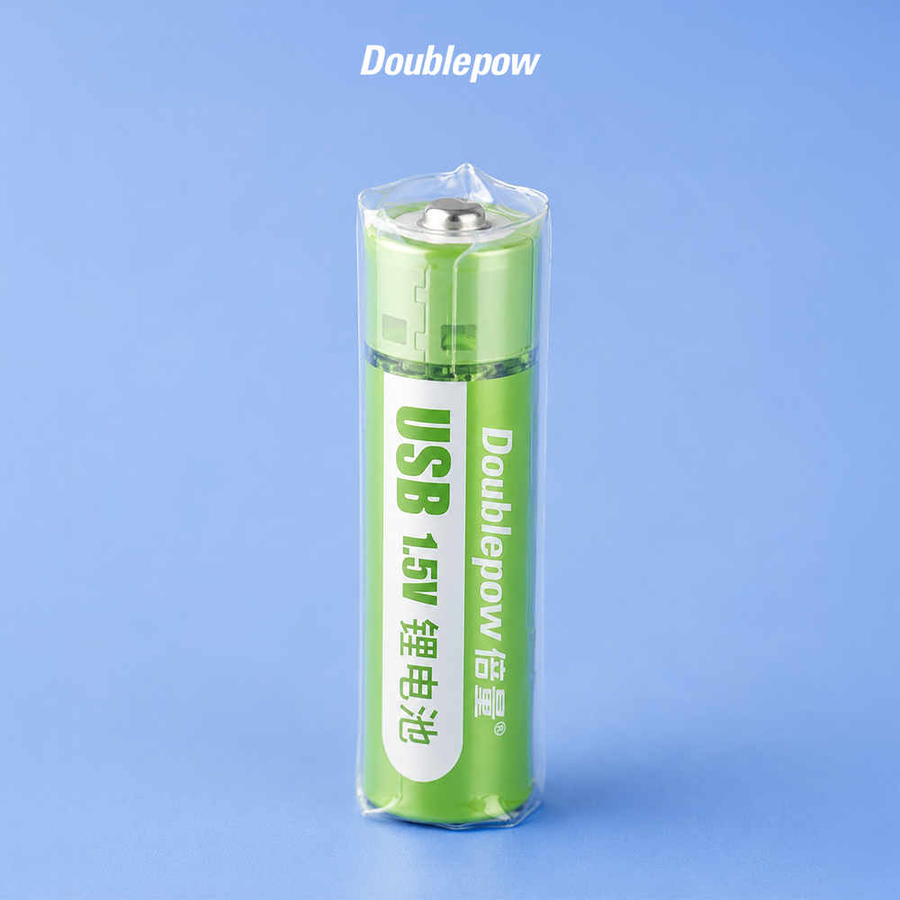 Doublepow Baterai Isi Ulang AA Li-Ion 1.5V 900mAh 1400mWh USB Button Top 1 PCS Baterai A2 Rechargeable untuk Baterai Mainan dan Perangkat Elektronik dengan Pengisian Langsung USB Praktis Daya Stabil - Gambar 8