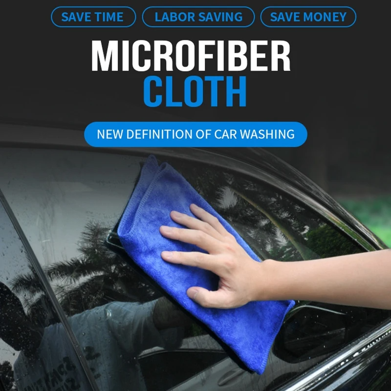 HAIFENG Kain Lap Microfiber Mobil Cleaning Towel Soft High Absorption - HF30 30x70 Kain Lap Microfiber Lap Micro Fiber Mobil Motor Dapur Serbaguna Kain Lap Microfiber Tebal Cepat Menyerap untuk Cuci Mobil - Gambar 2