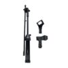 Stand Mic Tiang Standing Mic Holder Microphone Stand Tinggi Stand Mic Panjang Microphone Stand Tripod Holder Professional 2 Klip Imam Masjid Muazin Azan Penyanyi - Gambar 4