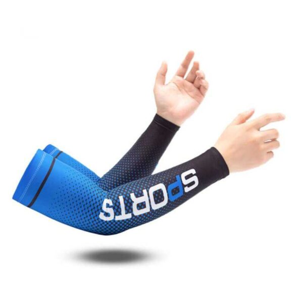 Sarung Lengan Panjang Pria Sarung Lengan Pria Sarung Lengan Tangan Anti Panas Anti UV Arm UV Protection Sleeve Sarung Lengan Mancing Manset Matahari Sarung Tangan Lari Olahraga Sepeda Bike - Gambar 3