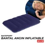 TaffSPORT Bantal Angin Leher Inflatable Portable High Rest - H0T019 Bantal Tiup PVC Sandaran Kepala Ergonomis Solusi Tidur Nyaman Saat Traveling Di Pesawat Mobil Dan Kereta Api Praktis Awet Jadi Store