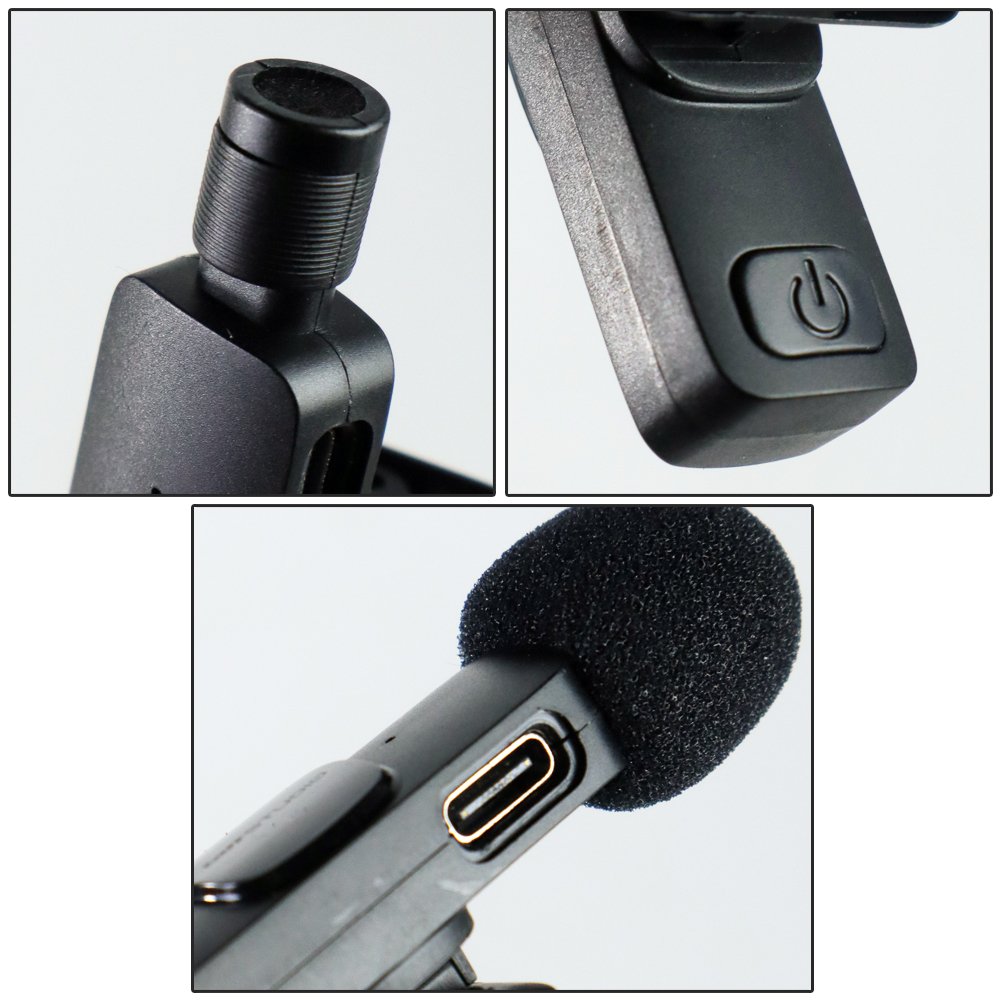 TaffSTUDIO K35 Pro Single 3.5mm Microphone Wireless Clip On 1 Mic 2.4GHz Lavalier Mikrofon Portable untuk Vlogging Podcast Live Streaming Interview Karaoke Kamera Laptop Speaker Amplifier Jarak 20 Meter - Gambar 3