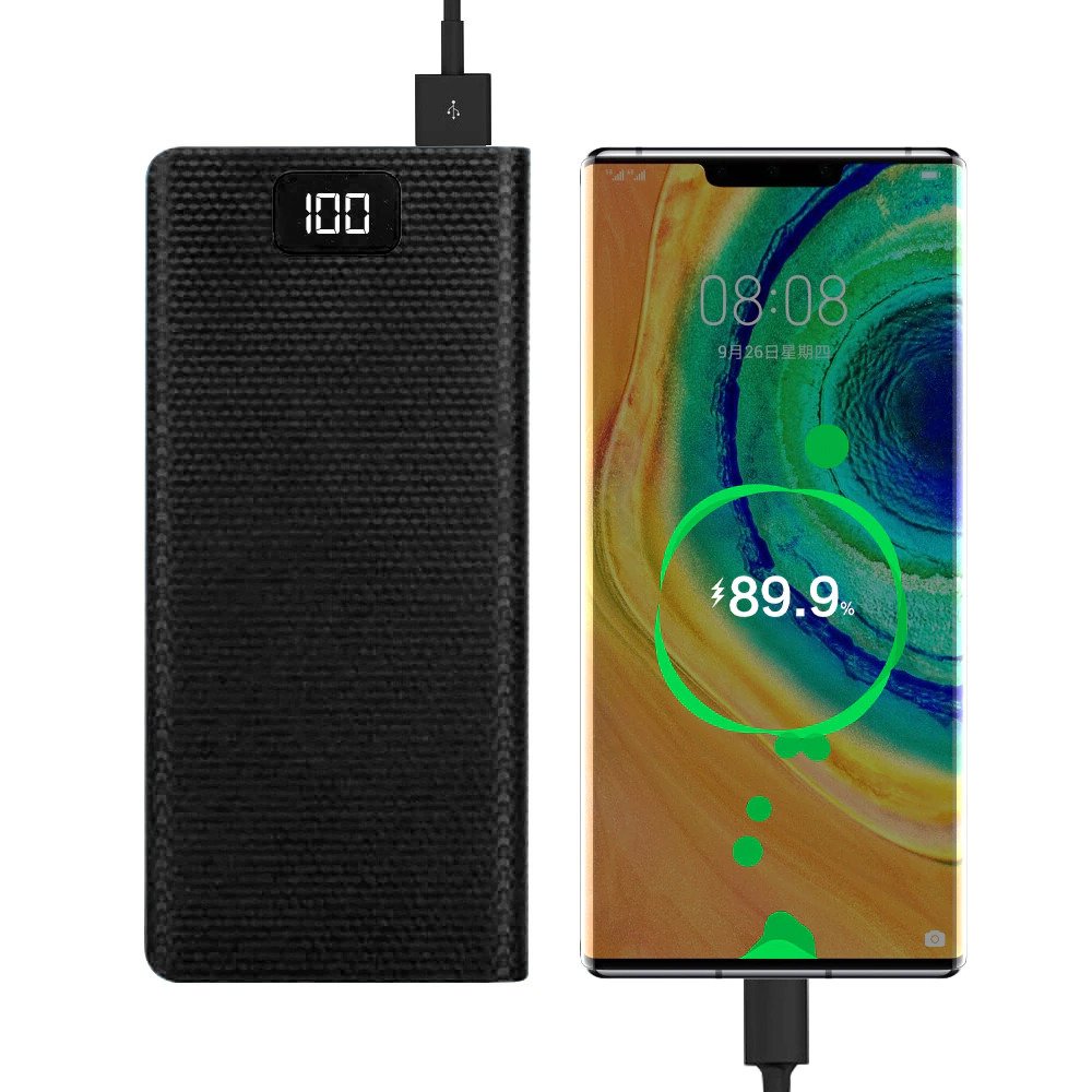 KEBIDU Casing Power Bank DIY C18 8 x 18650 Digital Display 2 Port USB Type A Input Type C Micro USB Output 5V 2A Case Powerbank dengan LCD Indikator Kapasitas untuk Rakitan Baterai 18650 - Gambar 11