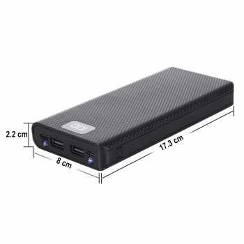 KEBIDU Casing Power Bank DIY C18 8 x 18650 Digital Display 2 Port USB Type A Input Type C Micro USB Output 5V 2A Case Powerbank dengan LCD Indikator Kapasitas untuk Rakitan Baterai 18650 - Gambar 12