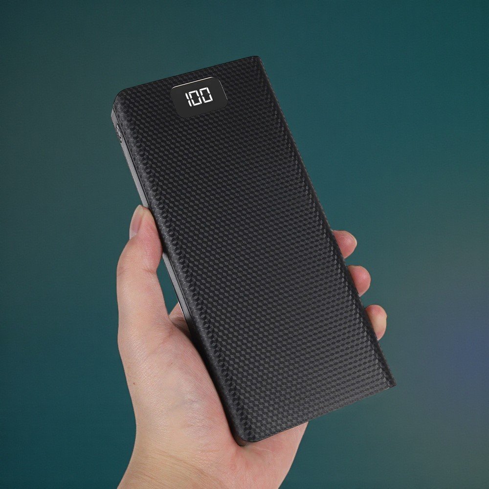 KEBIDU Casing Power Bank DIY C18 8 x 18650 Digital Display 2 Port USB Type A Input Type C Micro USB Output 5V 2A Case Powerbank dengan LCD Indikator Kapasitas untuk Rakitan Baterai 18650 - Gambar 8