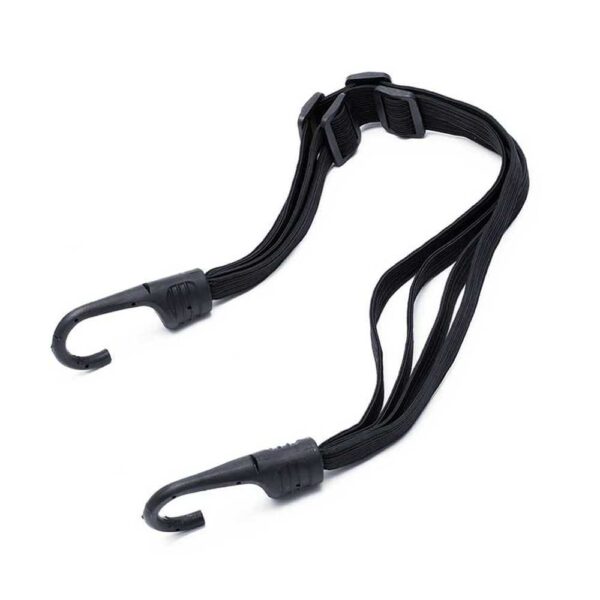 Tali Pengikat Helm Di Jok Motor Helem Motor 2 kait Tali Helm Jaring Helm Tali Pengikat Helm Elastis Helmet Rope Cargo Net Sepeda Motor 2 Hook 60 cm - Gambar 7