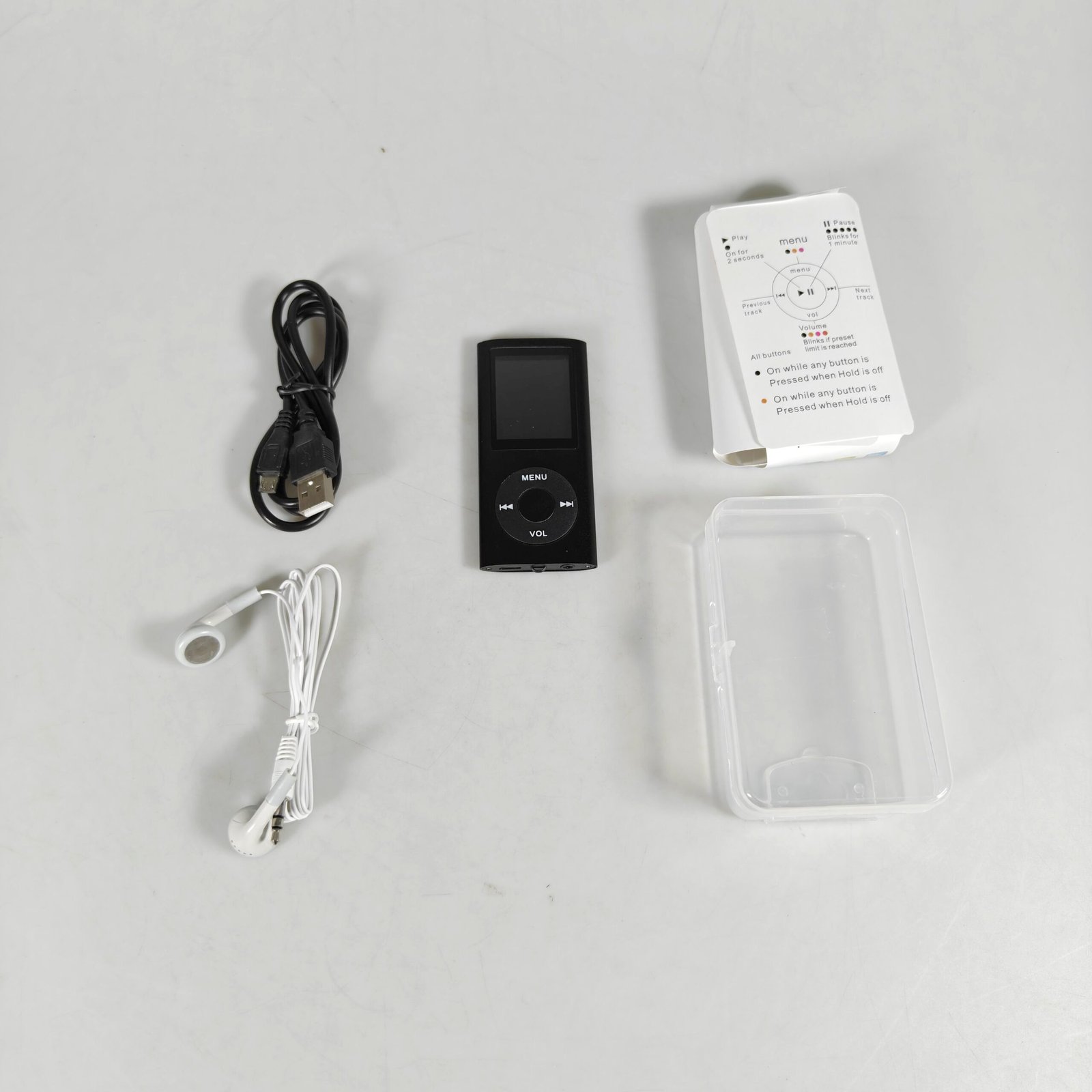 HK-4 MP3 Player Digital MP4 Pemutar Musik Portable 1.8 Inch TFT Support Micro SD TF Card hingga 32GB, Radio FM, Video, E-Book, MP3 WMA WAV, Jack Audio 3.5mm, Earphone dan Kabel Micro USB - Gambar 10