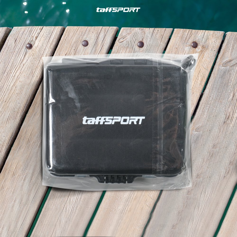TaffSPORT Box Kail Pancing Q041 Waterproof Case Kotak Penyimpanan Umpan Alat Pancing Plastik Tahan Air Dengan Banyak Slot Pembatas, Kunci Praktis Untuk Memancing Outdoor Lengkap Tali dan Set Pembatas - Gambar 9