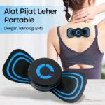 Alat Pijat Leher Elektric Elektrik Mini Massager Leher Kaki Terapi Leher Badan Kaki Portable Alat Pijat Portable EMS Leher Neck Cervical Massager Stimulator