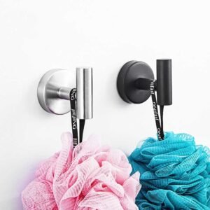 Gantungan Baju Aesthetic Kamar Mandi Kamar Tidur Dinding Gantungan Kunci Gantungan Baju Stainless Steel Stenlis Tebal Serbaguna Tempel Dinding Gantungan Dinding Tempel Kapstok Hook Hanger 1pcs - Gambar 10