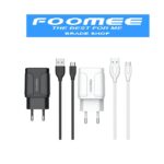 Charger Foomee CK12 Charger 1 USB Port 1.5A + Kabel Data Micro USB 1M Original