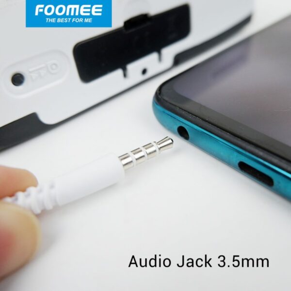 Headset Earphone Handsfree Foomee QA44 Earphone/Headset In Ear Music Stereo Original Wired Headset FOOMEE QA44 Reborn Earphones Mega bass HIFI - Gambar 4