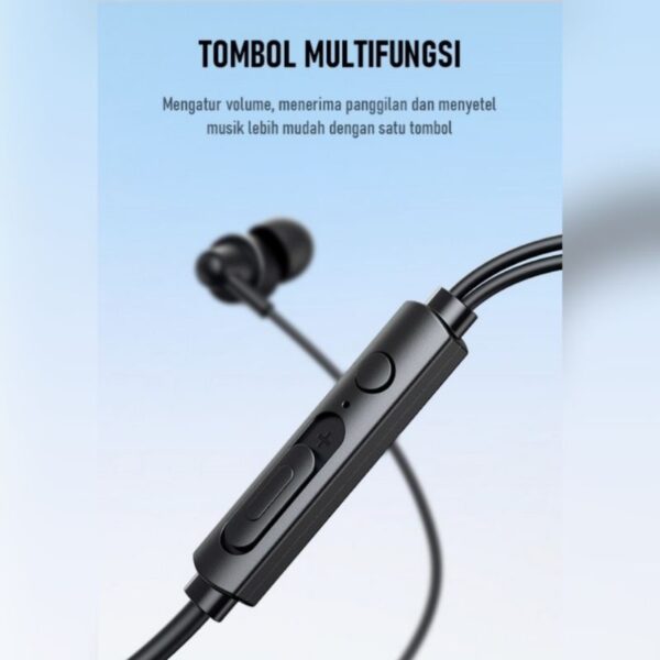 Headset Type C Robot REC240S Headset Kabel Android Robot Earphone Robot Type-C REC240S High-Definition Sound Quality Bass - Gambar 2