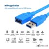1.5M Kabel USB Male To Female 3.0 Kabel USB Male Female Perpanjangan USB / USB Extender Extention 1.5M 1.5 Meter 1.5 M