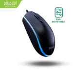 Mouse Robot M130 Mouse Robot Original Mouse Robot Kabel Mouse Robot M130 Office Wired Mouse LED Colorful Mouse Laptop Mouse Kabel Murah Mouse Komputer Kabel Robot M130 Wired Cable Mouse Kabel LED Colorful Office 3 Kecepatan DPI 800 1200 1600 DPI