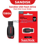 SanDisk Cruzer Blade 128GB Flashdisk USB 2.0 – Flashdisk Sandisk Original, Flash Disk 128 GB Kecepatan Stabil, Flashdrive Cruzer Blade 128GB Original Murah, USB Flashdisk Sandisk 128GB untuk Laptop PC Komputer