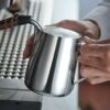 350 ML Gelas Pitcher Gelas Pitcher Kopi Gelas Pitcher Stainless Gelas Pitcher Latte Art Gelas Pitcher Espresso Gelas Pitcher Kopi Espresso Latte Art (Salin) - Gambar 3