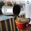 350 ML Gelas Pitcher Gelas Pitcher Kopi Gelas Pitcher Stainless Gelas Pitcher Latte Art Gelas Pitcher Espresso Gelas Pitcher Kopi Espresso Latte Art (Salin)