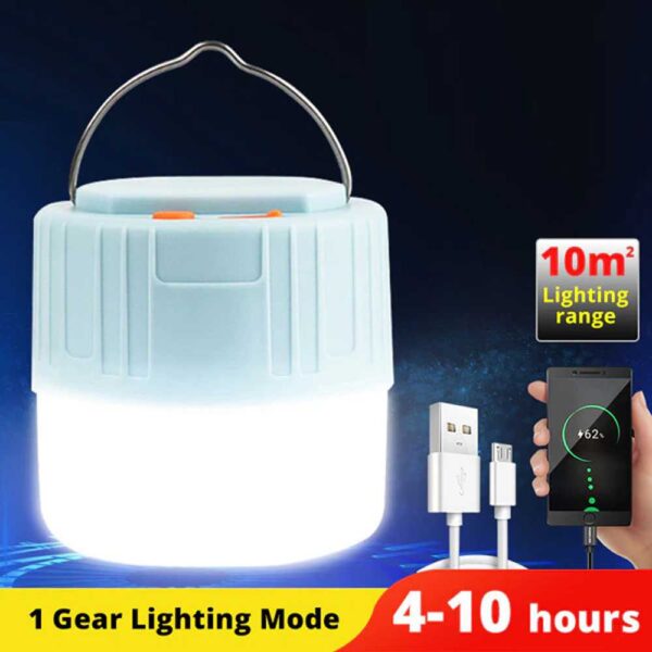 Lampu Camping Lampu Camping Lentera Gantung Lampu Camping Camp Charger Lampu Kemah Lampu Mendaki Lampu Darurat Lampu LED Camping Lantern 5 Modes Waterproof 1200mAh - Gambar 2
