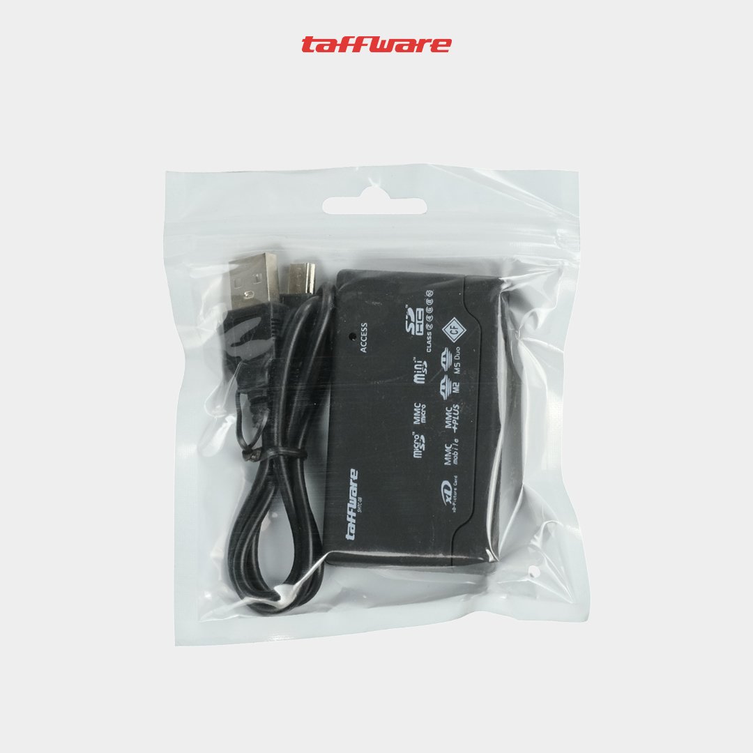 Taffware Card Reader SHTC-08 OTG 6in1 USB 2.0 Multi Memory CF SD MicroSD MMC MS XD untuk Membaca Kartu Memori Kamera dan Transfer Data ke Laptop Komputer hingga 480 MB/s Material Plastik Ringan Black - Gambar 12