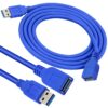1.5M Kabel USB Male To Female 3.0 Kabel USB Male Female Perpanjangan USB / USB Extender Extention 1.5M 1.5 Meter 1.5 M - Gambar 3