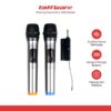 Microphone Wireless Double Mic Microphone Karaoke Wireless Tanpa Kabel TaffSTUDIO Mikrofon Karaoke Wireless Handheld Dynamic Portable MC-1200