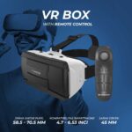 Shinecon VR Box IMAX Giant Screen Virtual Reality with Remote - SC-G06B VR Box 3D Headset Shinecon Virtual Reality Glasses Game Box Android iOS dengan Remote Control Original VR Box Murah Headset 3D IMAX Experience VR Box Shinecon