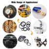 Seal Karet Set Oring Rubber O Ring Gasket 1 SET Sil Cincin Karet Rubber O-Ring Tightening Repair Kit 225 PCS - Gambar 5