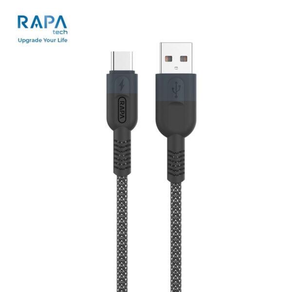 Rapatech Line-X LIne X DG1011 Kabel Cable Charger Data USB-A to Type-C USB Type C Fast Charging Quick Charge QC 3.0 3A 1M - Gambar 5