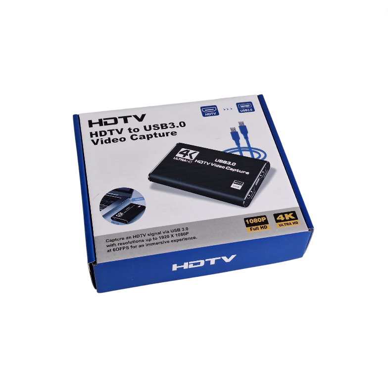 ALLOYSEED HDMI Video Capture Card USB 3.0 4K 60Hz HDTV RU900, Capture Card untuk Live Streaming OBS YouTube Twitch Facebook, HDMI In Out, Rekam Kamera DSLR, PS, Nintendo Switch, Xbox ke PC Laptop - Gambar 7