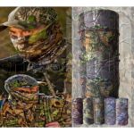 Motif Ranting Baf Buff Masker Kain Hitam Seamles Mask Slayer Bandana Balaclava Motor Helm Pengendara Sepeda Motor Pria dan Wanita