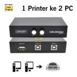 Alat Switch Printer Kabel USB Switch Printer 2 Port Manual Switch Printer Sharing Printer 2 Port 1 Printer Untuk Beberapa PC Komputer Laptop