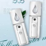 Mini Nano Spray Wajah Portable Diamond Steamer Muka Nano Spray Humidifier Mist Atomization