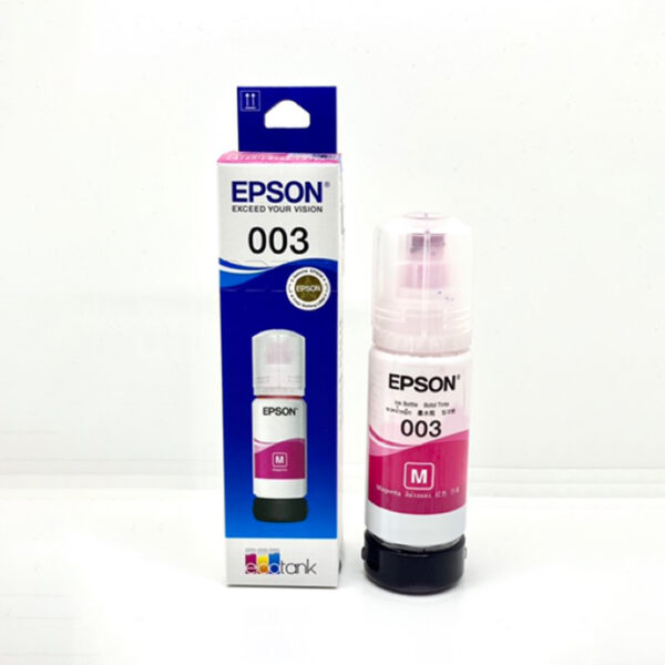 Magenta Tinta Printer Epson 003 Magenta Original L3110 L3150 L1110 L3101 L5190 - Gambar 3