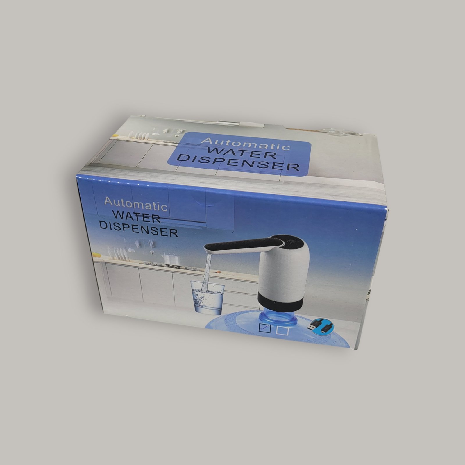 HAOYUNMA Pompa Air Galon Elektrik 3 Tombol Detachable 800mAh Pompa Galon Lipat Portable Otomatis Dispenser Air Minum dengan Motor Bertenaga Tinggi Selang Silikon 50cm IPX4 untuk Galon 4.5L hingga 18.9L - Gambar 12