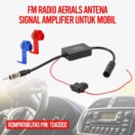Podofo FM Radio Aerials Antena Signal Amplifier untuk Mobil - ANT-208 Penguat Sinyal Radio Mobil Booster FM Antena Mobil Universal Penguat Sinyal Radio FM Car Antenna Signal Amplifier Audio Mobil High Sensitivity Receiver Booster