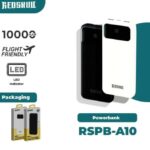 Powerbank Power Bank REDSKULL RSPB-A10 10000mAh Dual Output dan Input Ultra Slim Indokator LED Garansi Original Resmi