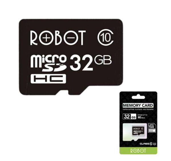 Memori Micro SD Robot 32gb 32 gb Memory Original MicroSD Memori Kartu Murah Card Class 10 Speed with Package - Gambar 3