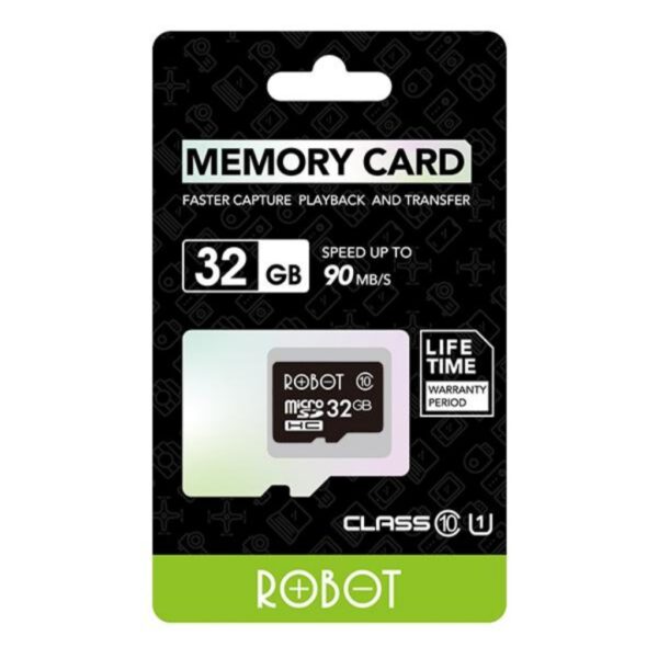 Memori Micro SD Robot 32gb 32 gb Memory Original MicroSD Memori Kartu Murah Card Class 10 Speed with Package - Gambar 2